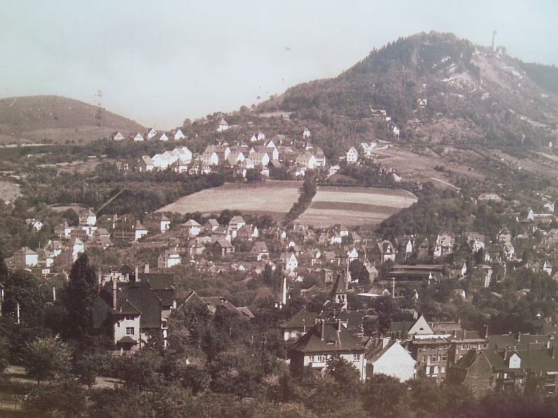 Der Hausberg von Südwest 1937