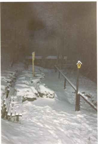 Gipsschlotten im Dezember 2000