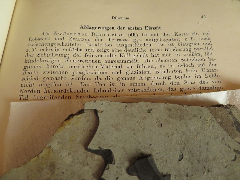 Bänderton und Geologische Erläuterungen 1928