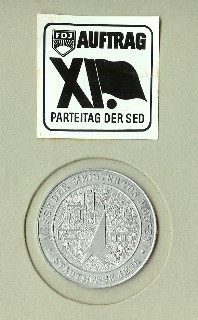 Bild 11 a: Diese "Silber"medaille erhielt die AG anlässlich der Kreismesse.
