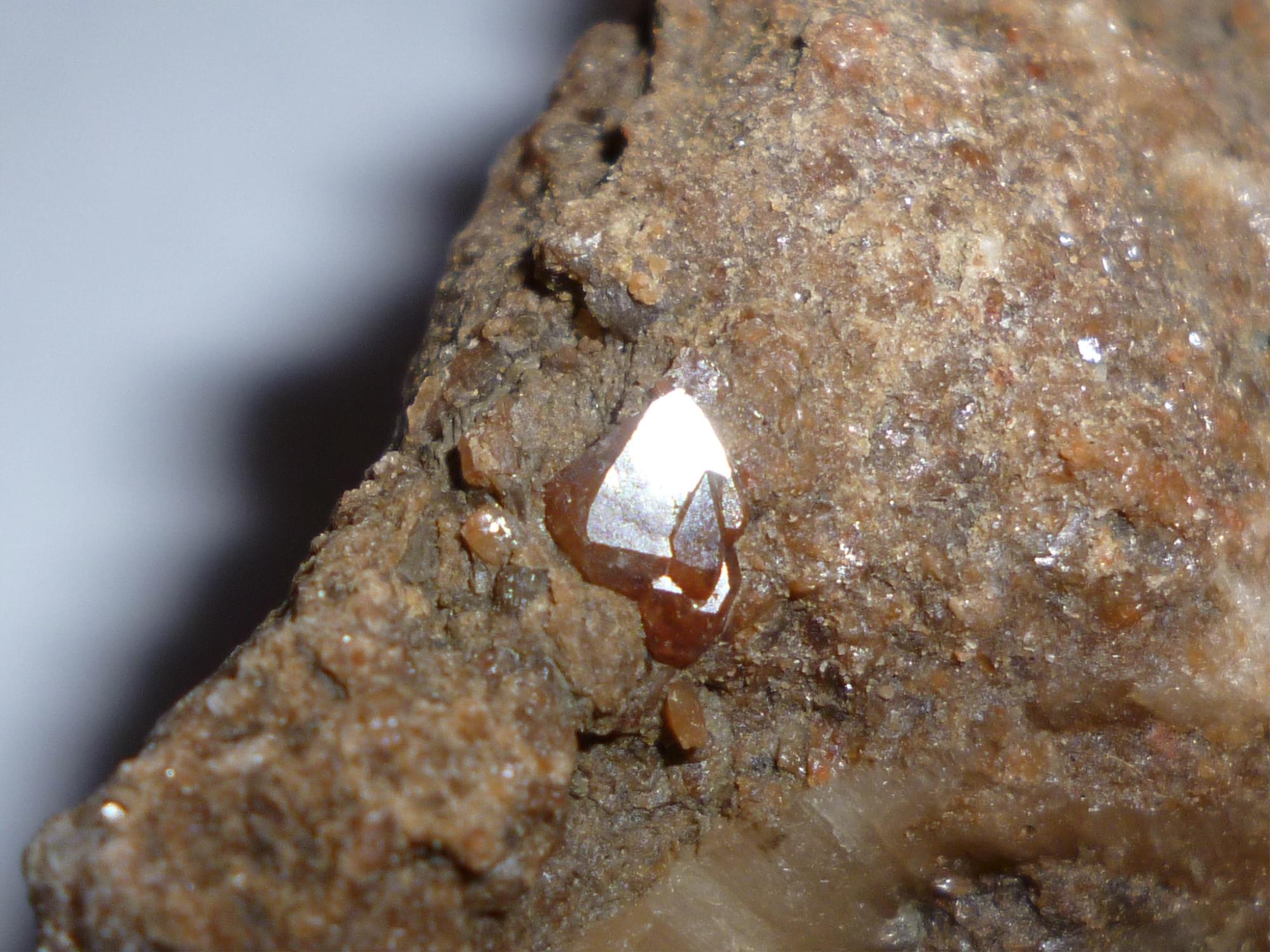 Hyazinth (Quarzdoppelenderkristall)